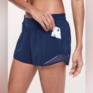 Lululemon Hottie Hot Navy Shorts